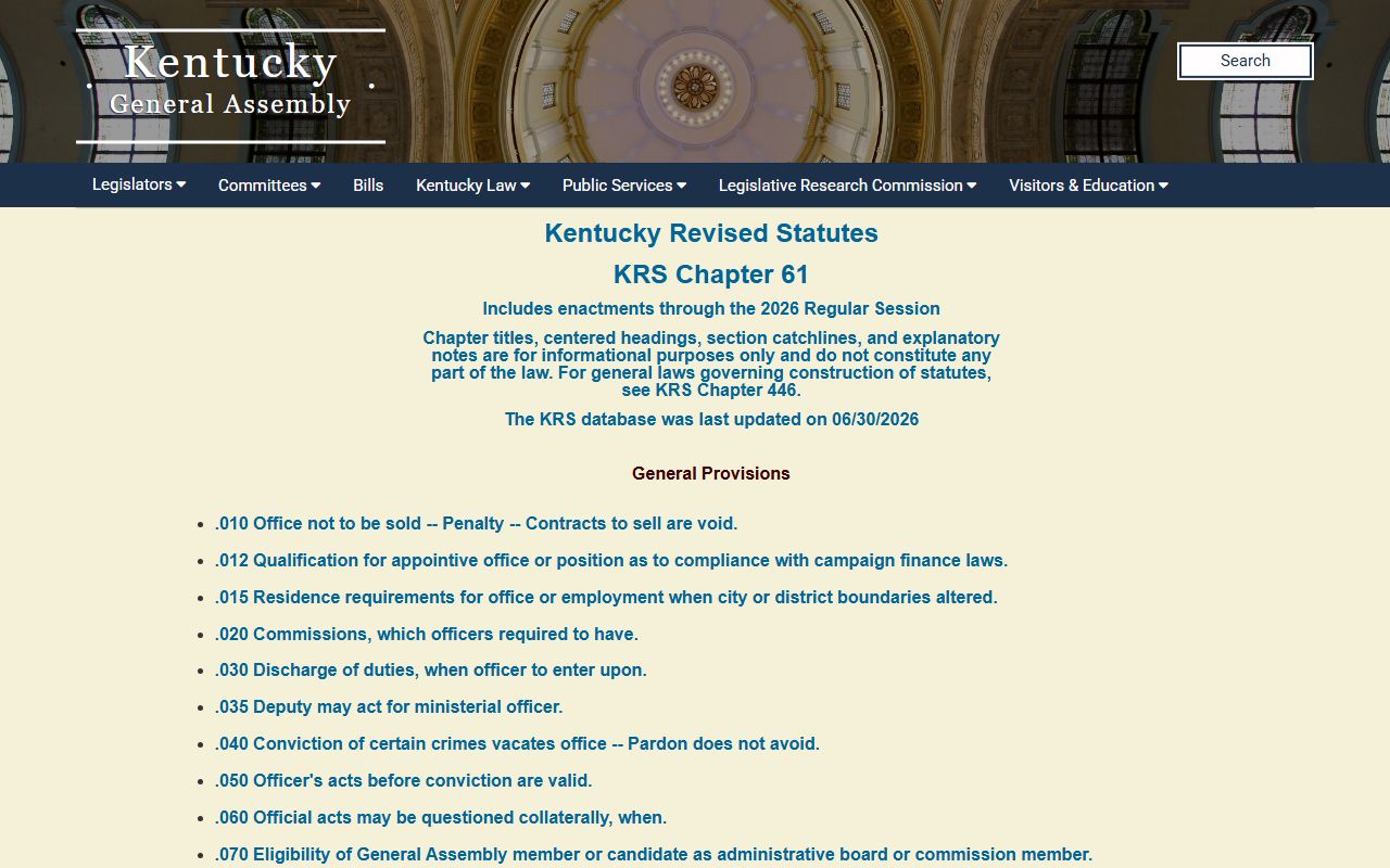 Robertson County court records Kentucky open records statute index